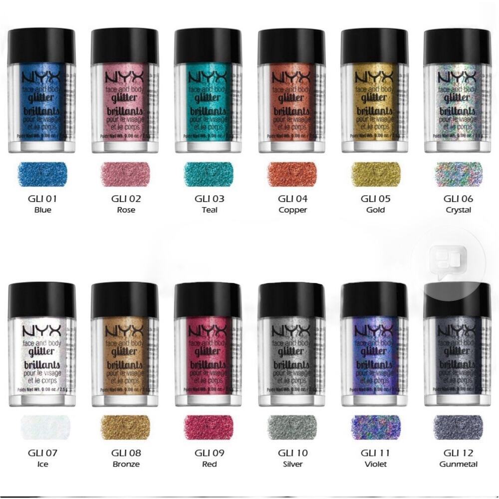 NYX Pigment Trio Shade Names in pictures Discontnd Unopened For Craft/Display - Picture 3 of 3